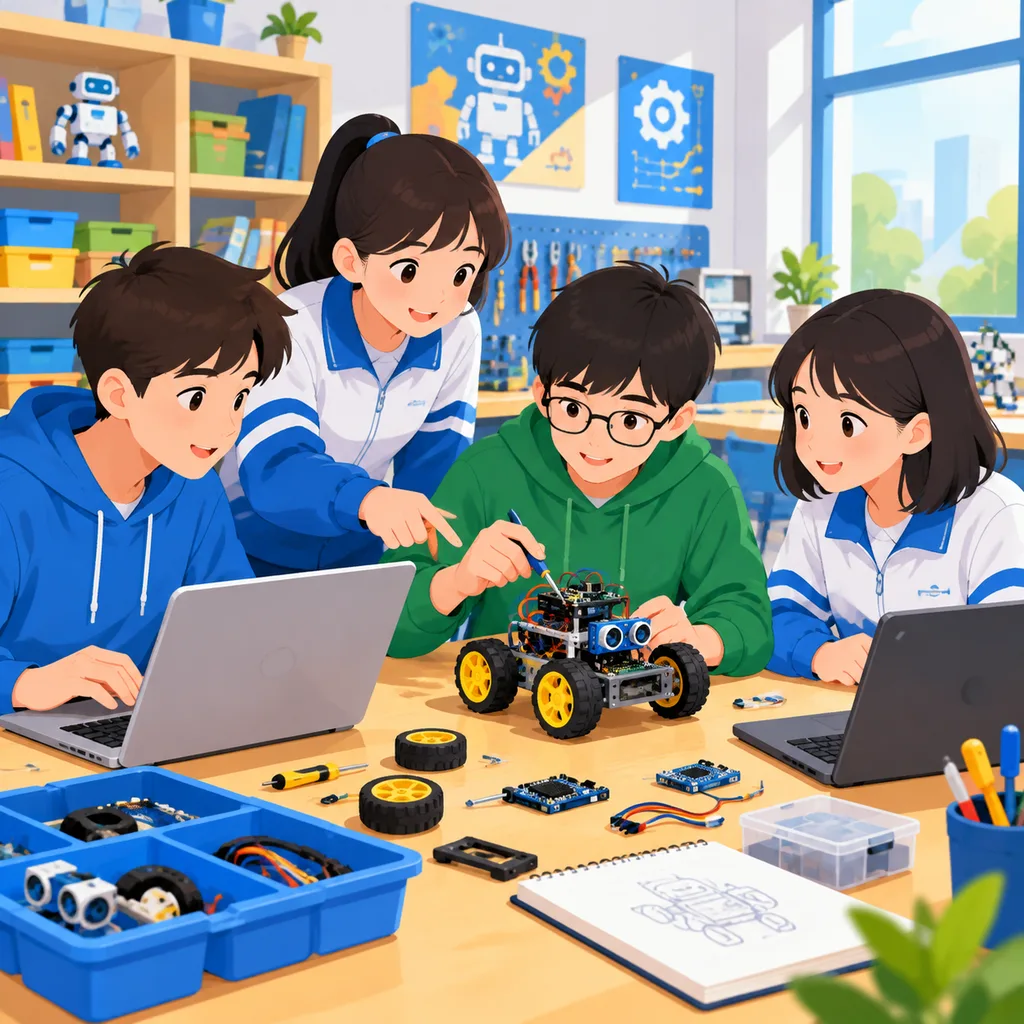 萌芽赛道：中学生体验创客编程